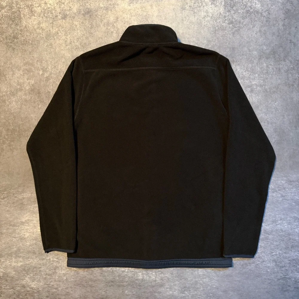 Burton Hearth Snap-Up Fleece Jacket Mens L Large Black DRYRIDE Thermex Ski Coat